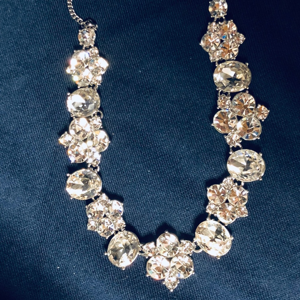 Givenchy multi-crystal statement necklace 💎